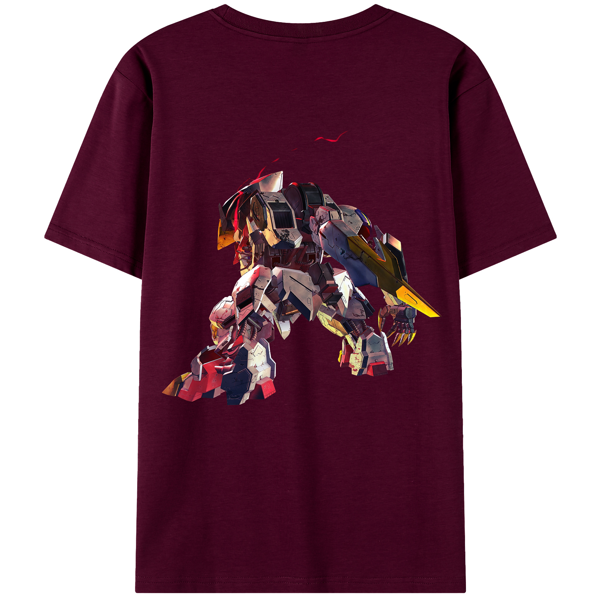 （画像用） 機動戦士ガンダム Mobile Suit Gundam レディース半袖Tシャツ(バックプリント)